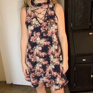 Floral tank dress